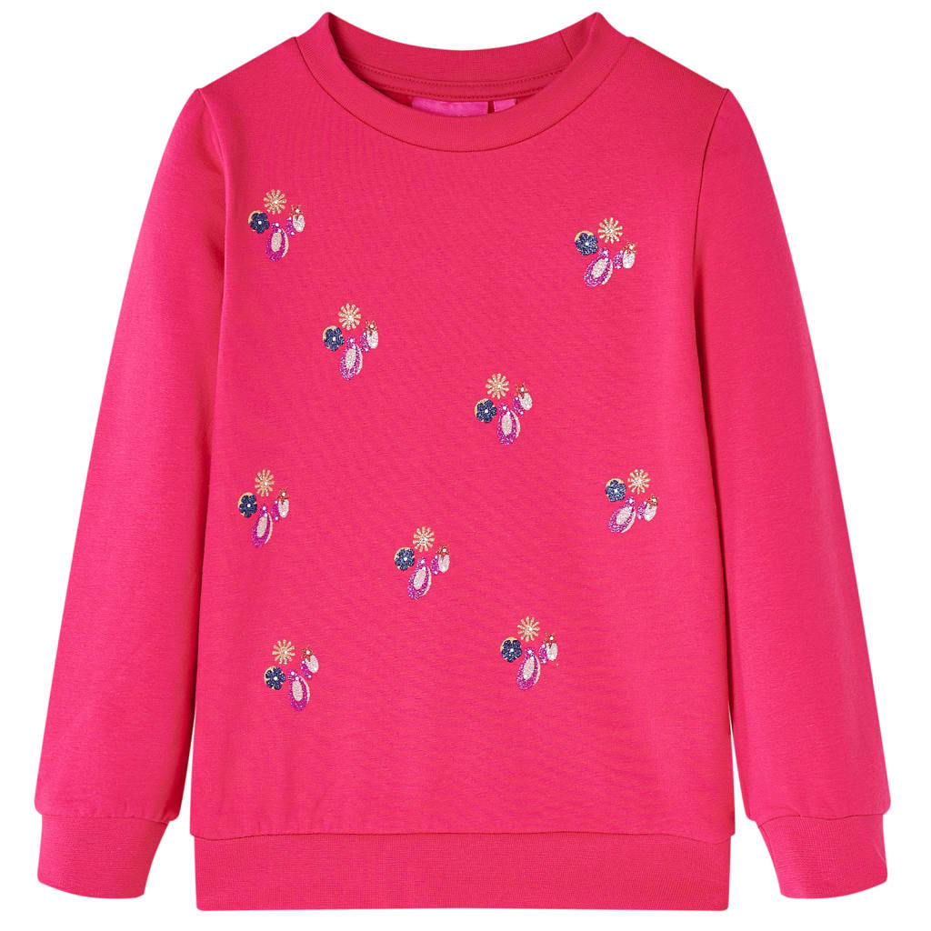 Vidaxl kindertrui 128 felroze