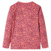 Pigiama per bambini Vidaxl con maniche lunghe 104 vecchia rosa