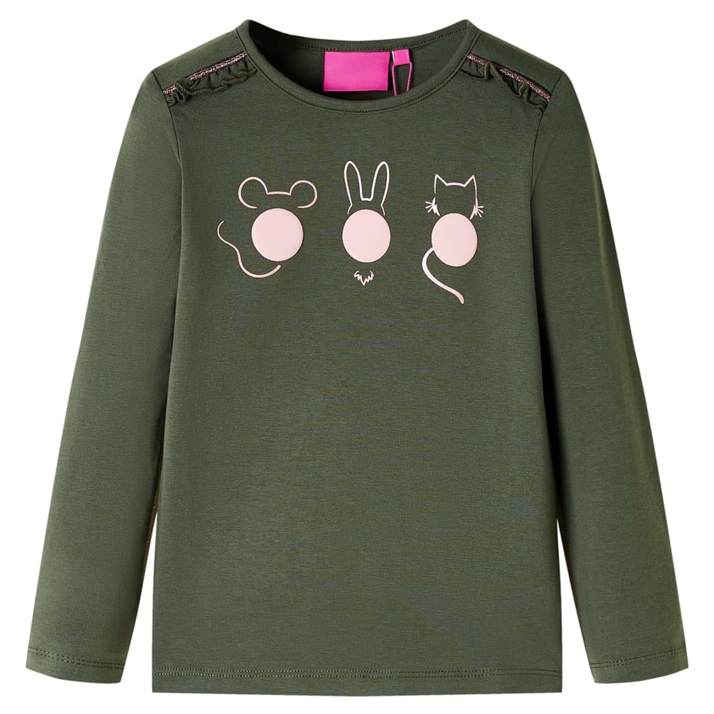 Camicia per bambini Vidaxl con maniche lunghe 104 Cockery