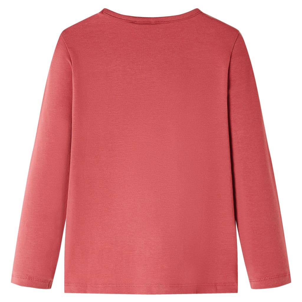Vidaxl Camisa para niños con mangas largas 104 Rose Brown