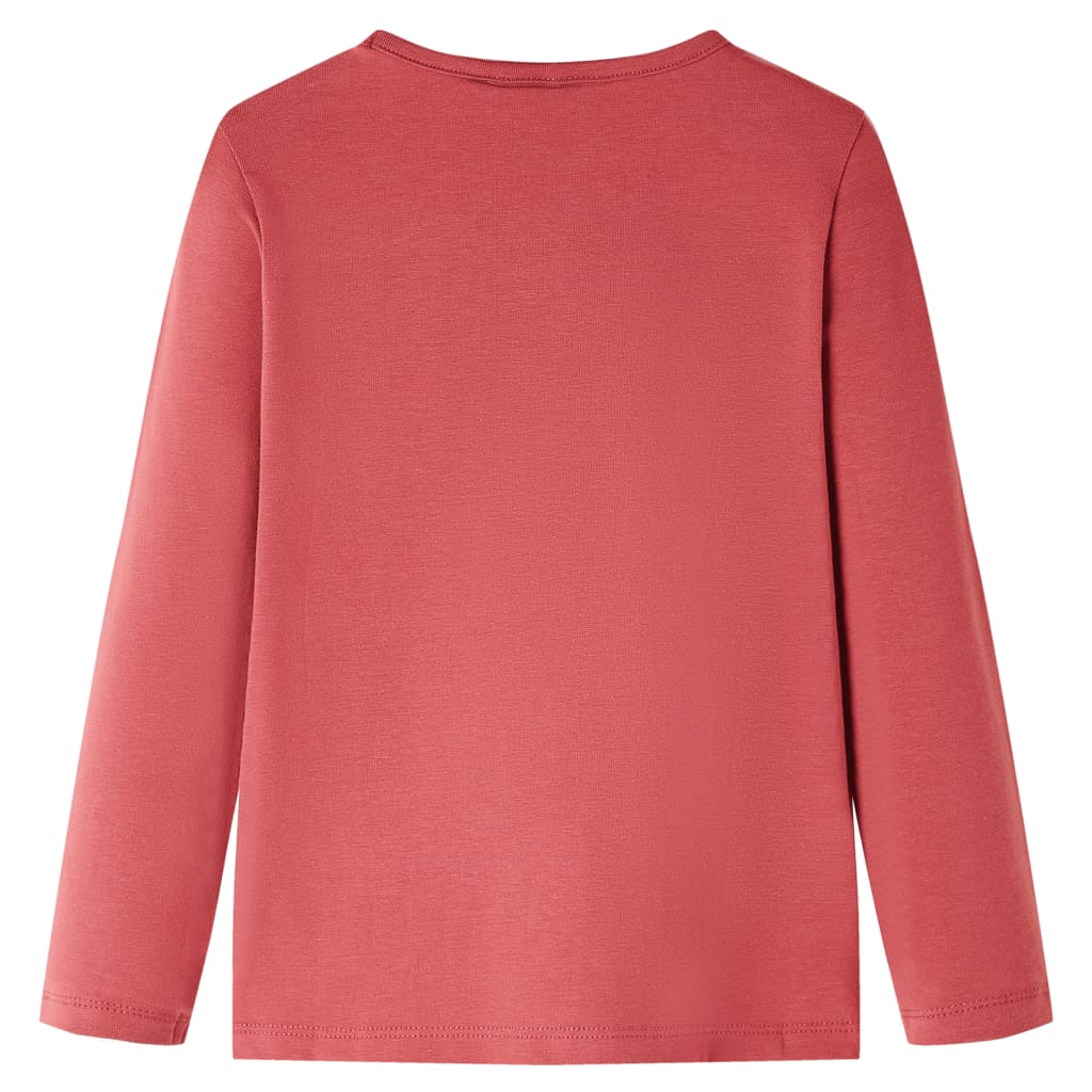 Vidaxl Camisa para niños con mangas largas 116 Rose Brown