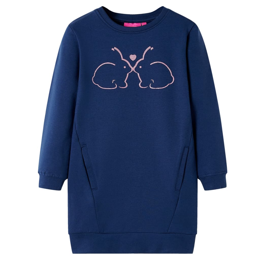 Vidaxl Dress per bambini 92 blu navy