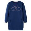 Vidaxl kinderjurk 92 marineblauw