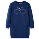 Vidaxl kinderjurk 92 marineblauw
