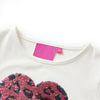 Camicia per bambini Vidaxl con maniche lunghe 116 ECRU