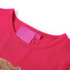 Camicia per bambini Vidaxl con maniche lunghe 116 rosa brillante