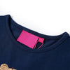 Camicia per bambini Vidaxl con maniche lunghe 104 blu navy