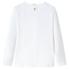 Camicia per bambini Vidaxl con maniche lunghe 116 ECRU