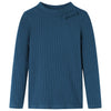 Vidaxl kindershirt met lange mouwen geribd 104 marineblauw
