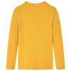 Vidaxl kindershirt met lange mouwen geribd 104 donker okerkleurig