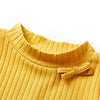 Vidaxl Shirt per bambini a costine 116 Ocher scuro