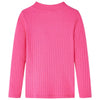 Vidaxl kindershirt met lange mouwen geribd 104 felroze