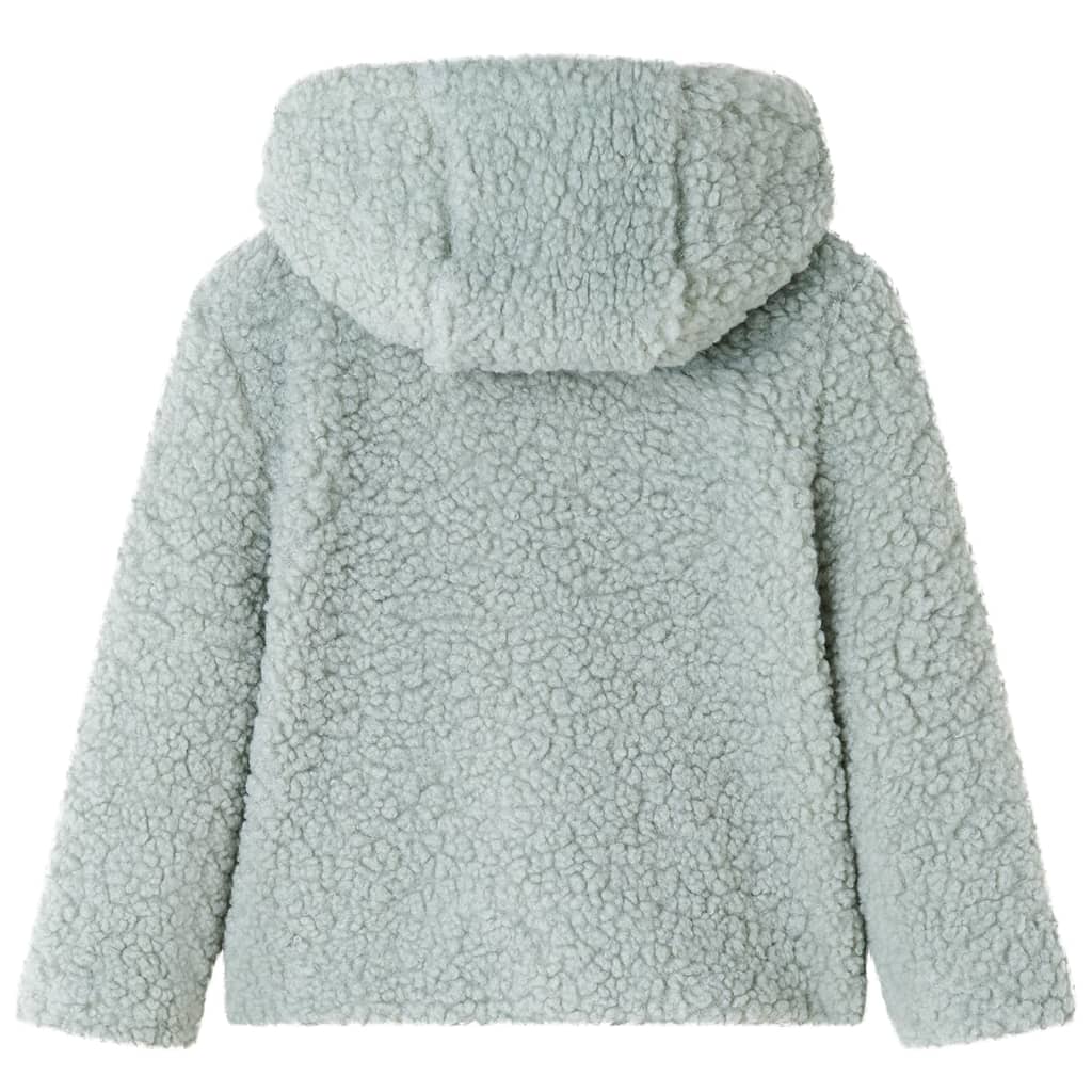 Chaqueta infantil de Vidaxl con Teddy 92 Vehículo artificial Mint Green