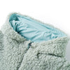 Chaqueta infantil de Vidaxl con Teddy con capucha 116 Color de menta de vehículos artificiales