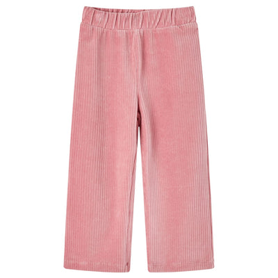 Vidaxl Kinderbroek 104 Cost Velvet Rosa claro