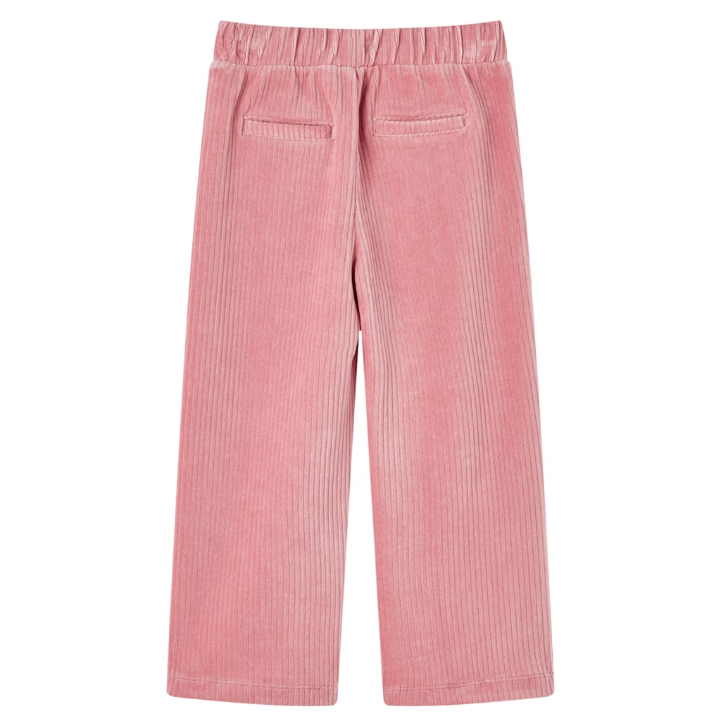 Vidaxl Kinderbroek 104 Cost Velvet Rosa claro