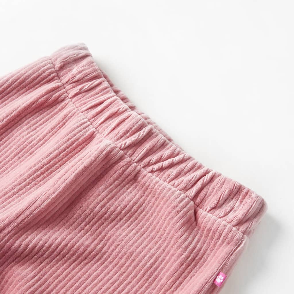 Vidaxl Kinderbroek 104 Cost Velvet Rosa claro