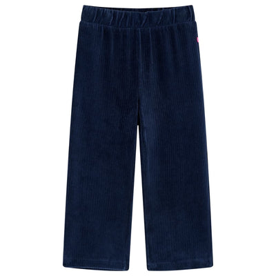 Vidaxl Kinderbroek 92 Cost Velvet Navy Blue