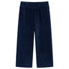 Vidaxl kinderbroek 116 ribfluweel marineblauw
