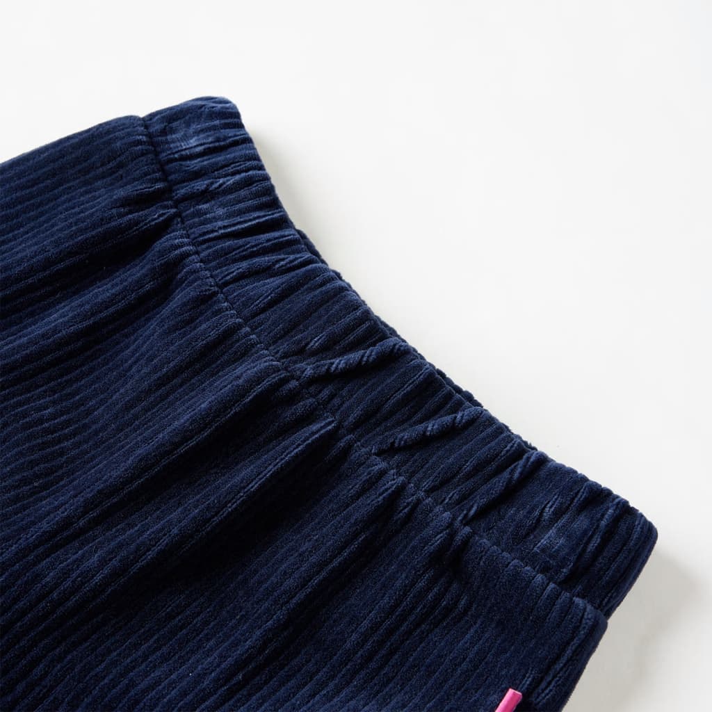 Vidaxl Kinderbroek 140 Cost Velvet Navy Blue