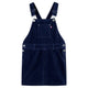 Vidaxl kindertuinjurk 116 ribfluweel marineblauw