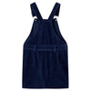 Vidaxl Vestido de jardín para niños 116 Velvet de costilla azul marino