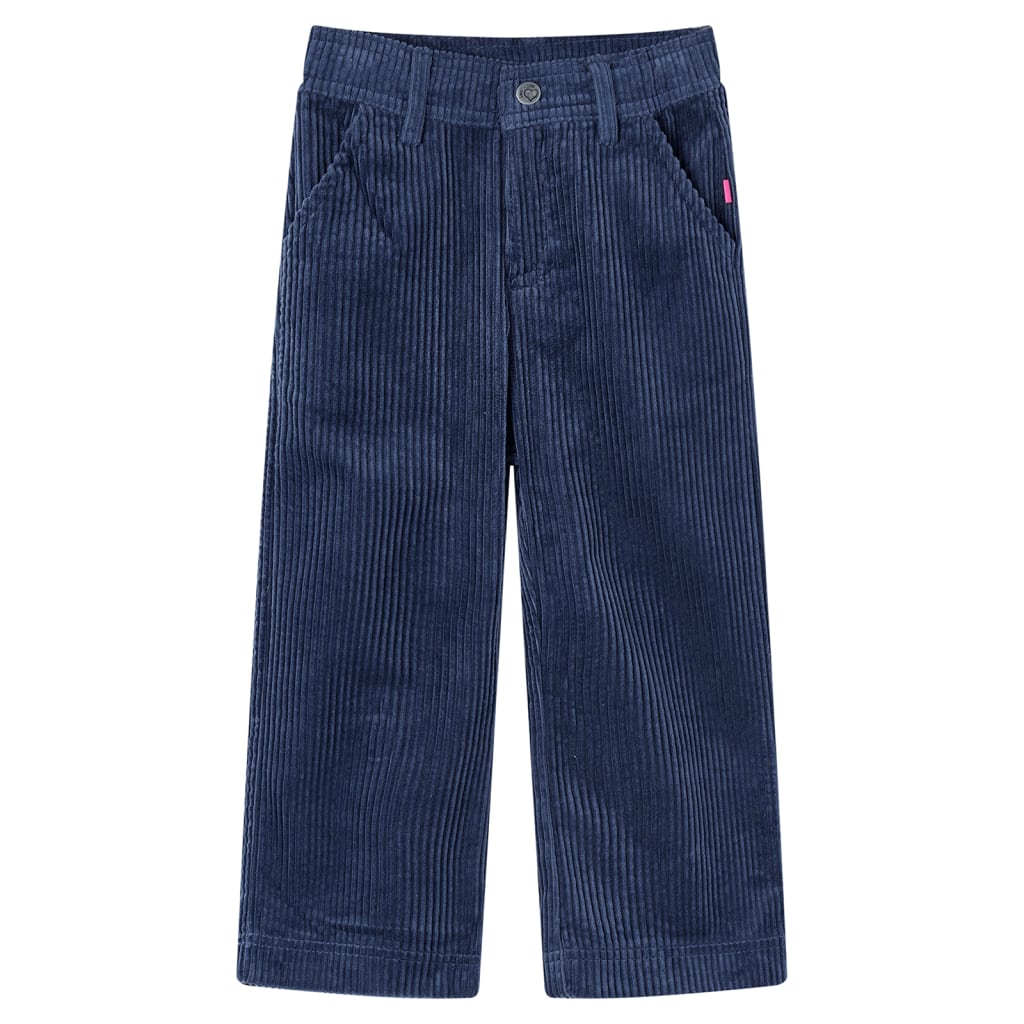 Vidaxl Kinderbroek 104 Cost Velvet Navy Blue