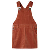 VIDAXL BILLY's Garden Dress da giardino 116 Velvet a costole Cognac -Colored