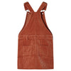 VIDAXL BILLY's Garden Dress da giardino 116 Velvet a costole Cognac -Colored
