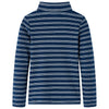 Camicia per bambini Vidaxl con maniche lunghe 92 blu navy