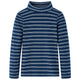 Camicia per bambini Vidaxl con maniche lunghe 128 blu navy