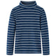 Camicia per bambini Vidaxl con maniche lunghe 140 blu navy