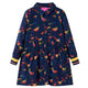 Abito per bambini Vidaxl con maniche lunghe 104 blu navy
