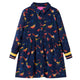 Abito per bambini Vidaxl con maniche lunghe 116 blu navy