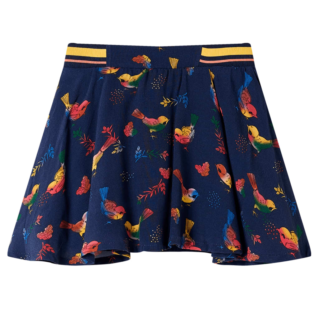 Vidaxl kinderrokje 140 marineblauw