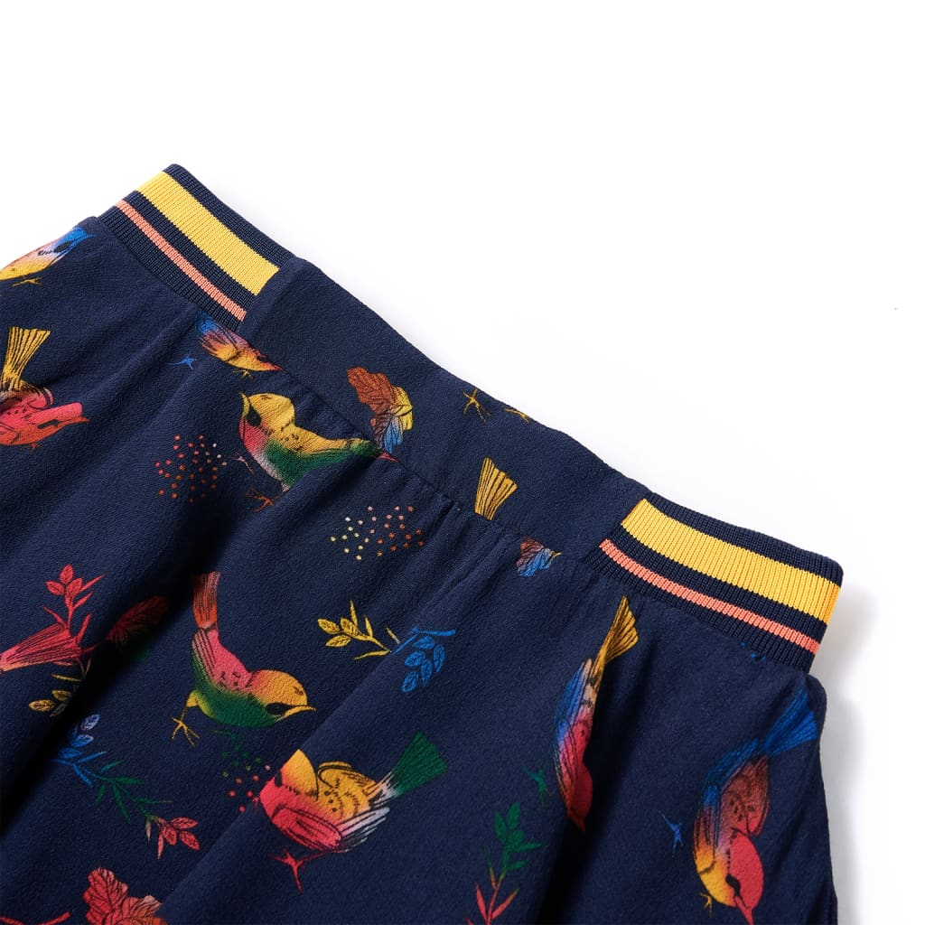 Vidaxl kinderrokje 140 marineblauw