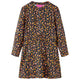 Abito per bambini Vidaxl con maniche lunghe 128 blu navy