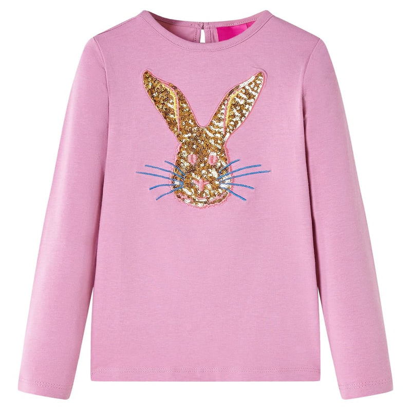 Camicia per bambini Vidaxl con maniche lunghe 92 rose marrone
