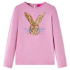 Camicia per bambini Vidaxl con maniche lunghe 92 rose marrone