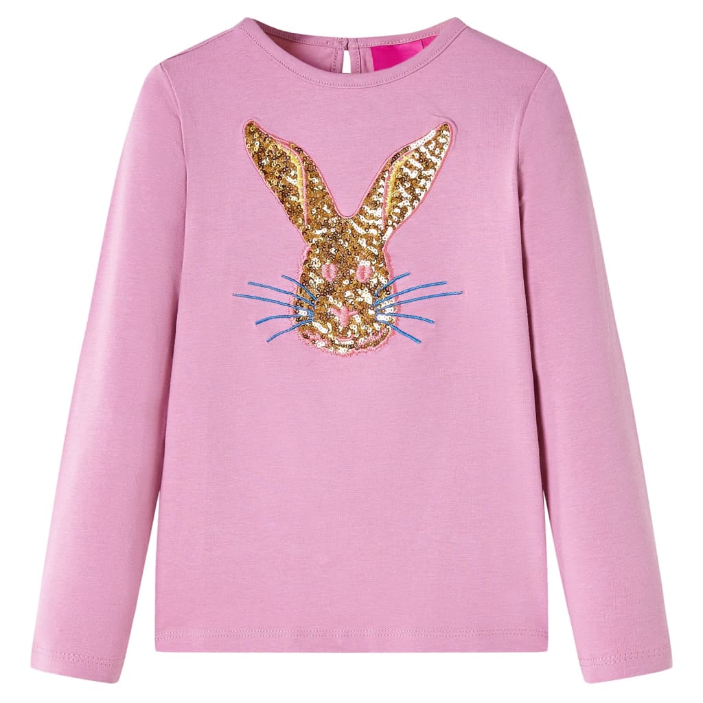 Camicia per bambini Vidaxl con maniche lunghe 92 rose marrone