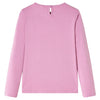 Camicia per bambini Vidaxl con maniche lunghe 116 rosa marrone