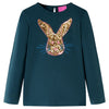 Camicia per bambini Vidaxl con maniche lunghe 104 Donkergroen