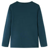Camicia per bambini Vidaxl con maniche lunghe 104 Donkergroen
