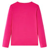 Camicia per bambini Vidaxl con maniche lunghe 104 rosa brillante