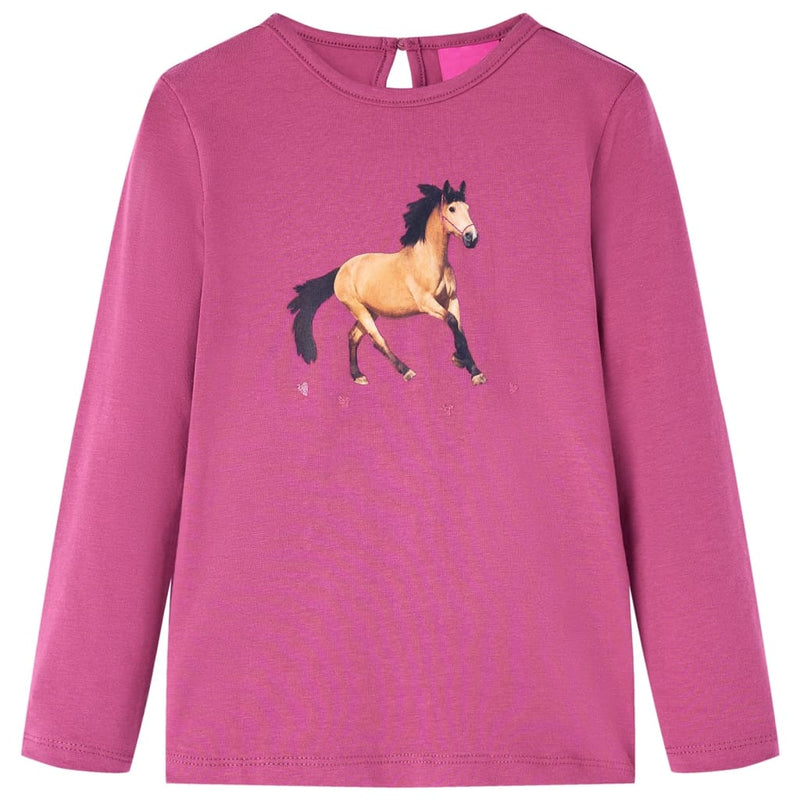 Camicia per bambini Vidaxl con maniche lunghe 140 Raspeld