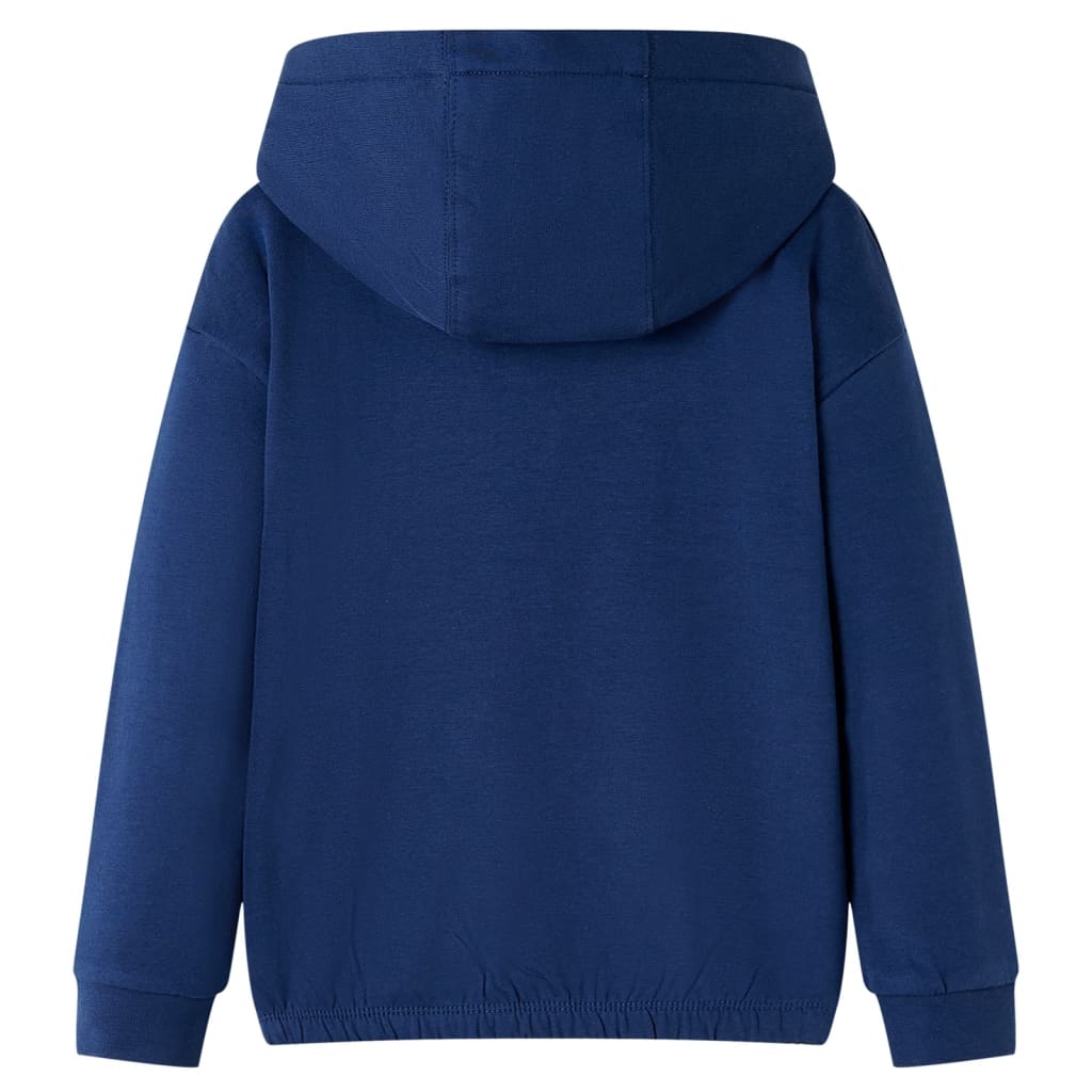 Vidaxl Siga per bambini con cappuccio 92 blu navy