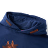 Vidaxl Siga per bambini con cappuccio 92 blu navy