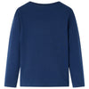 VidaXL Kindershirt met lange mouwen 128 marineblauw
