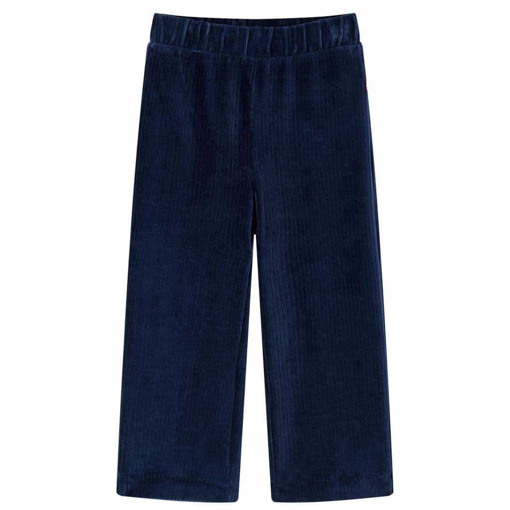 Vidaxl Kinderbroek 92 Cost Velvet Navy Blue