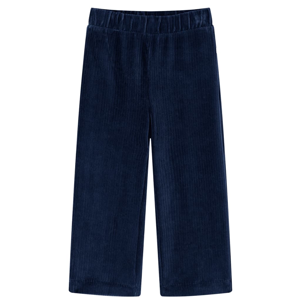 Vidaxl Kinderbroek 104 RIB VELVET NAVY BLU